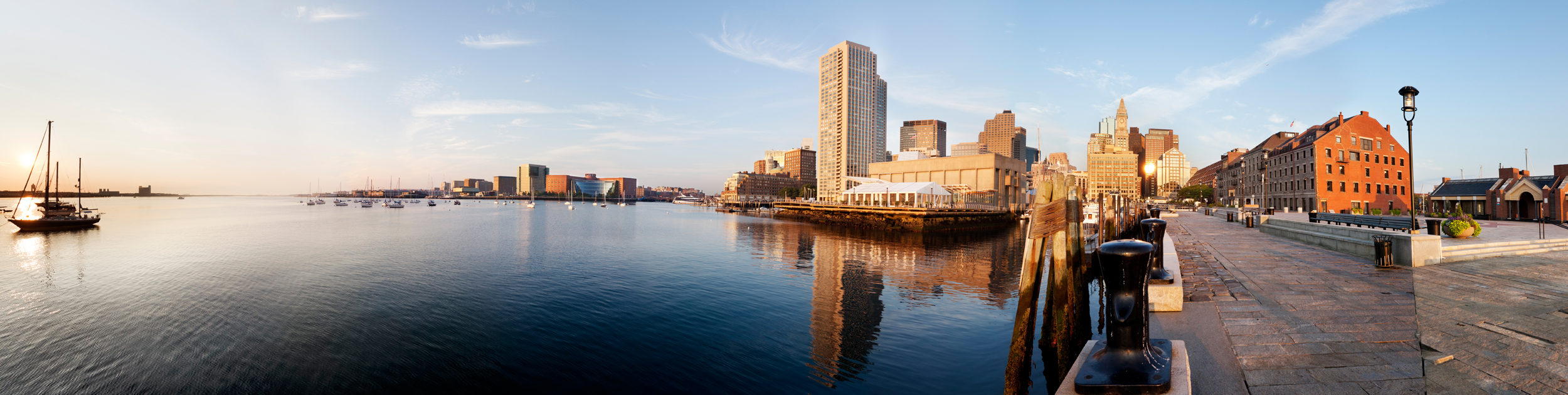 view of Boston Harbor