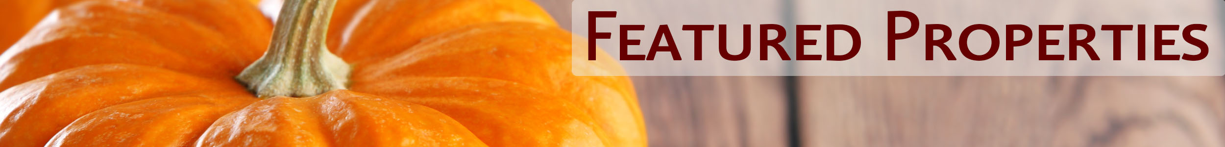 Featured Properties Fall 2019 Featured Properties for Pat DeWolfe Fall 2019