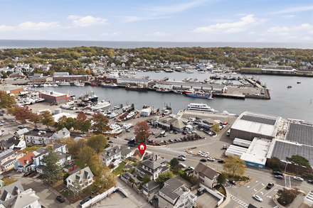 aerial view photo of 320 Main Street Gloucester MA