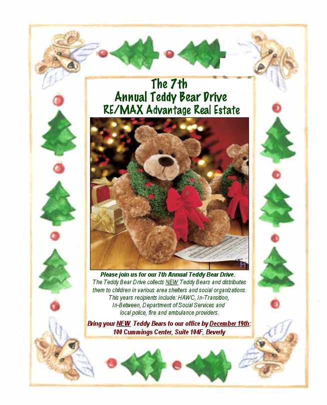 teddy bear drive flyer