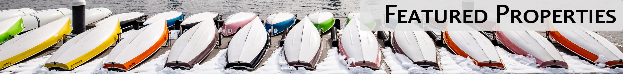 Snowy Boats on Boston Harbor
