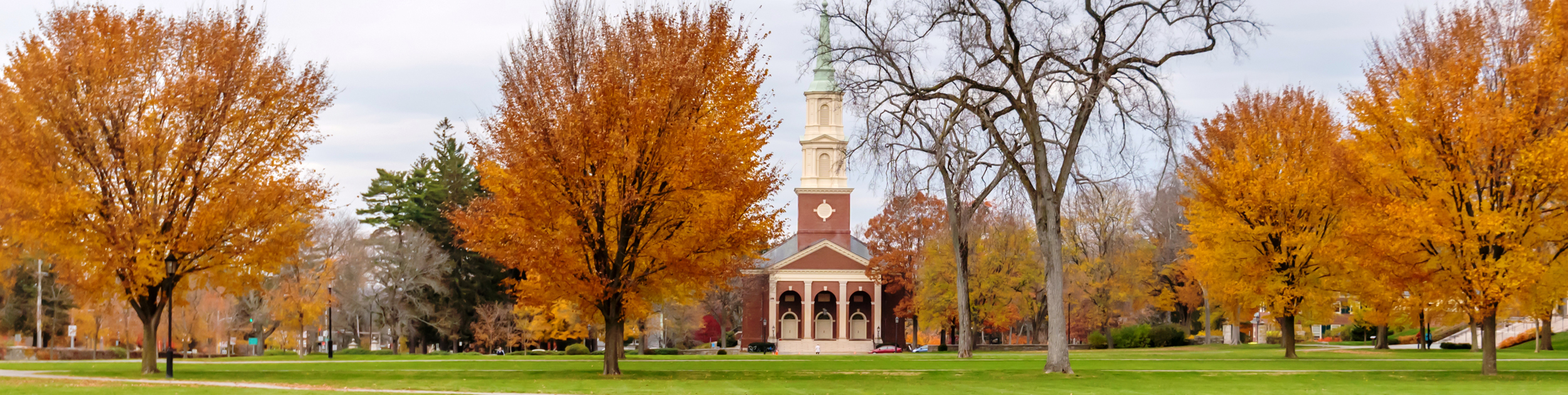 view of Phillips Academy in andover ma in the Fall