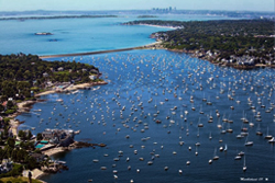 Yacht on Atlantic Ocean - Marblehead, MA