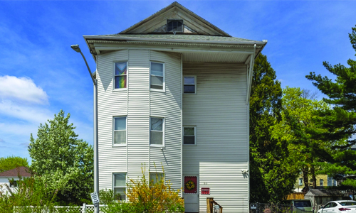 three story residential home