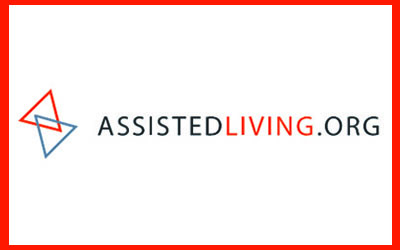 Black, white and orange logo for AssistedLiving.org