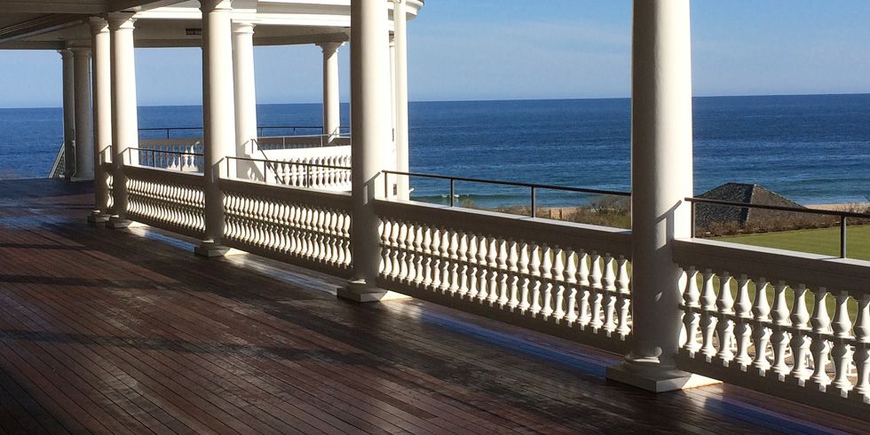 front deck with ocean view