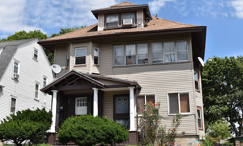 Corner unit garden style condo for sale in Revere, MA - exterior of property shown