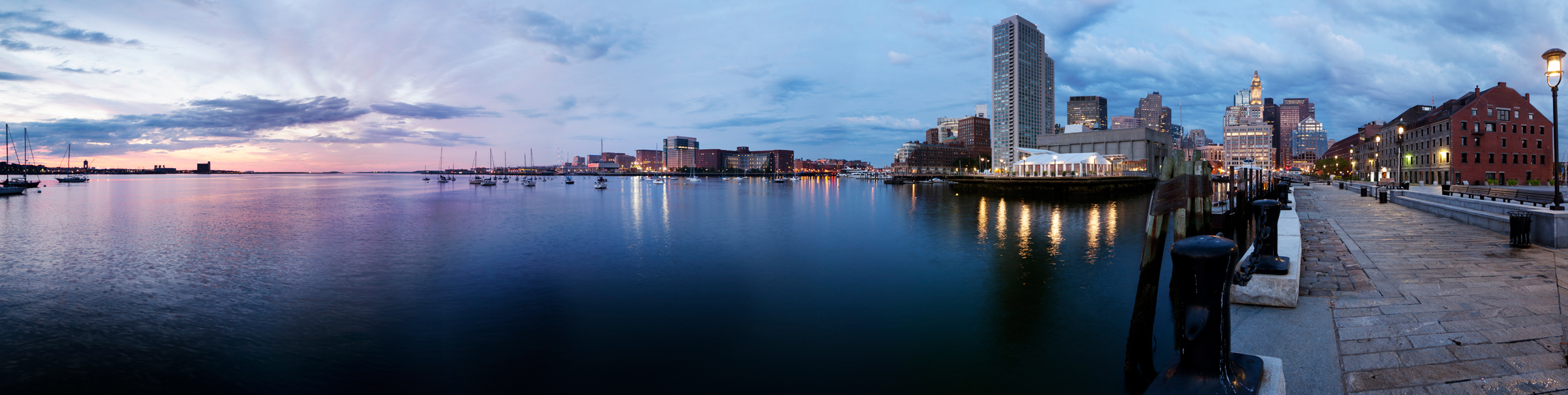 view of Boston Harbor