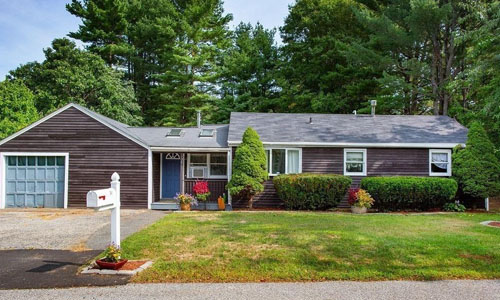3 bedroom Detached Brown Ranch for sale in Haverhill, MA - exterior of home shown