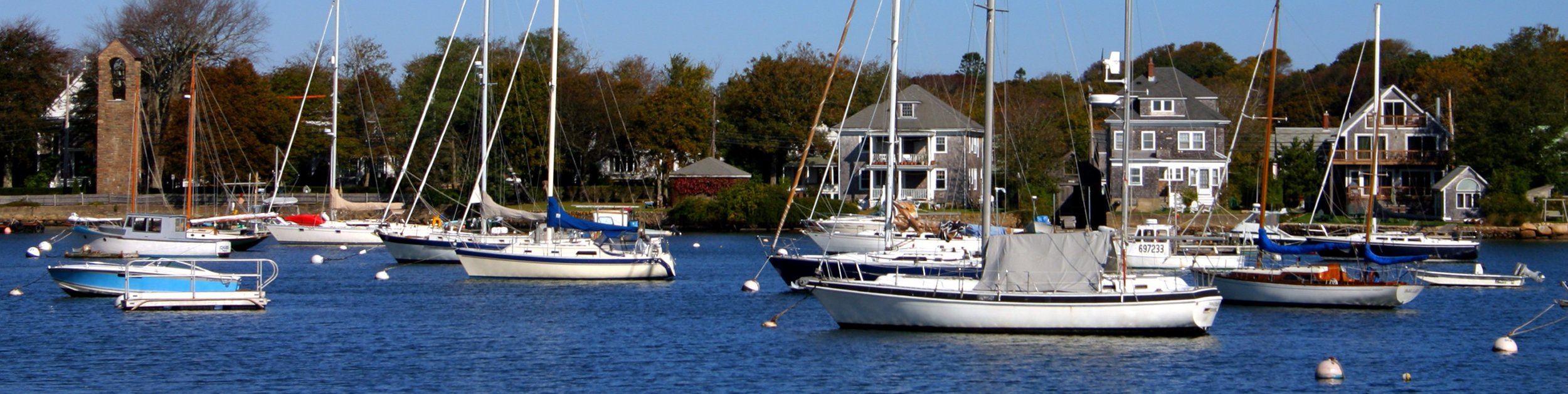 view of many sail boats on the water