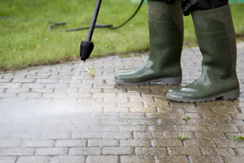 Clean the sidewalk