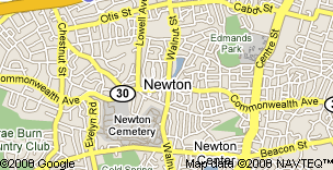 Map of Newton Ma Information important links for Newton Ma Susanne McInerney sells homes in Newton Ma real estate