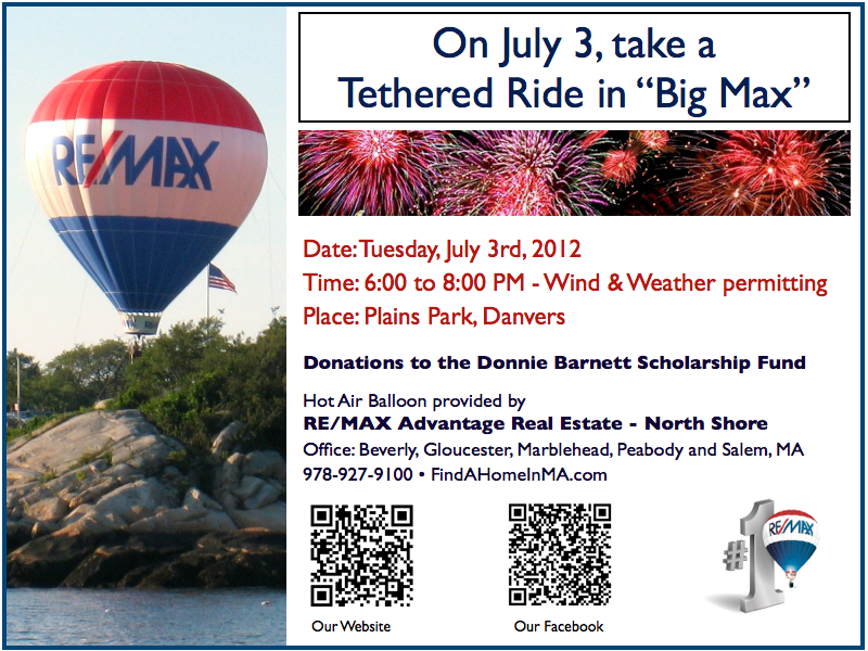 Remax Advantage Balloon comes to Danvers MA July3, 2012.001.jpg